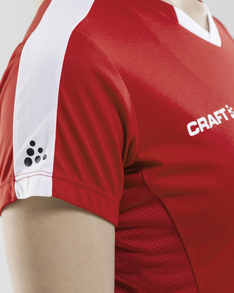 PROGRESS Jersey Contrast WMN bright red - 3