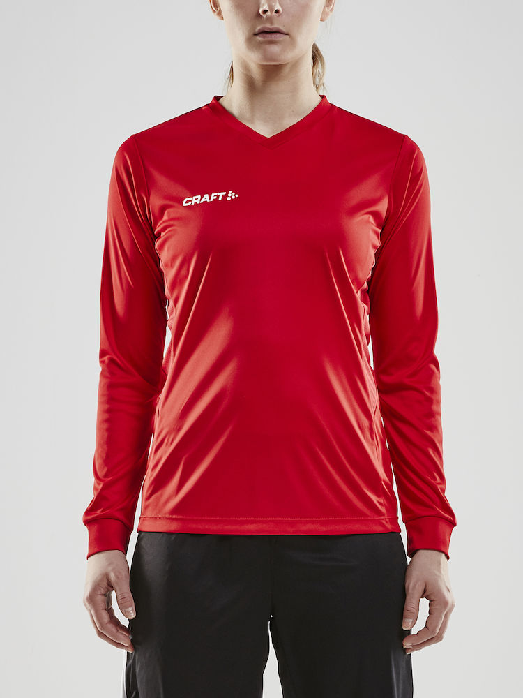 Squad Jersey Solid LS W bright red - 1