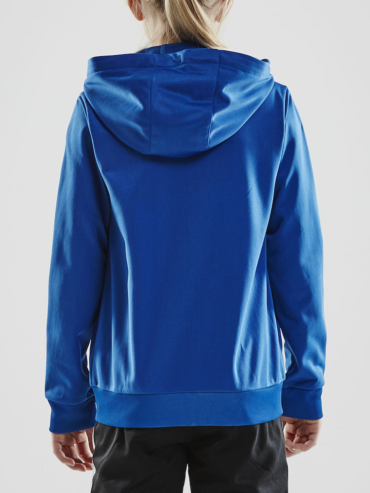 Pro Control Hood Jacket Jr cobolt/white - 2