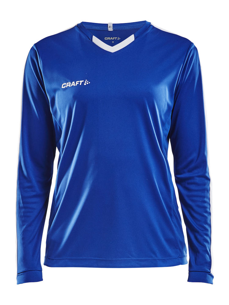 Progress Jersey Contrast LS W club cobolt/white - 0
