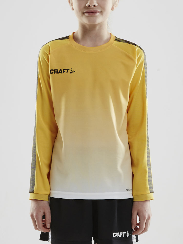 Pro Control Fade Jersey LS Jr yellow/black - 1