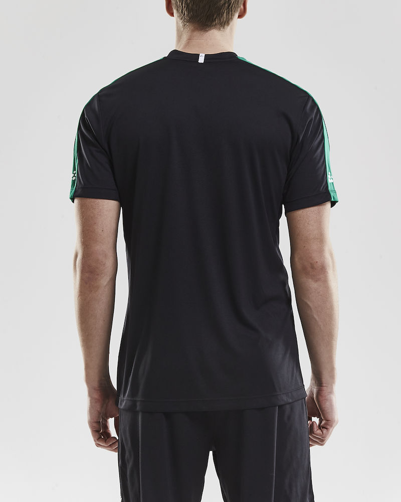 PROGRESS Jersey Contrast Men black/team green - 2