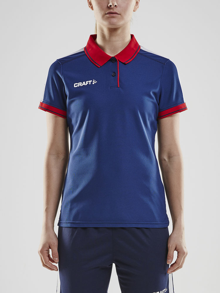 Pro Control Poloshirt W navy/bright red - 1