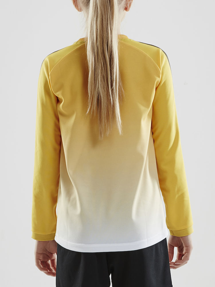 Pro Control Fade Jersey LS Jr yellow/black - 2