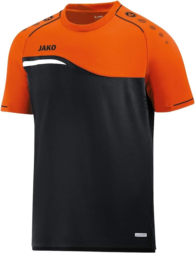 Jako T-Shirt  Competition 2.0 in Orange/Schwarz 