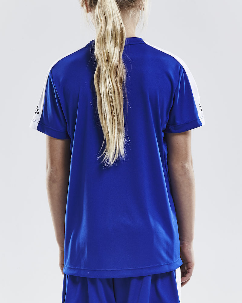 PROGRESS Jersey Contrast JR club cobolt/white - 2