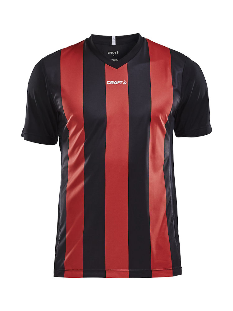 PROGRESS Jersey Stripe Men black/bright red - 0