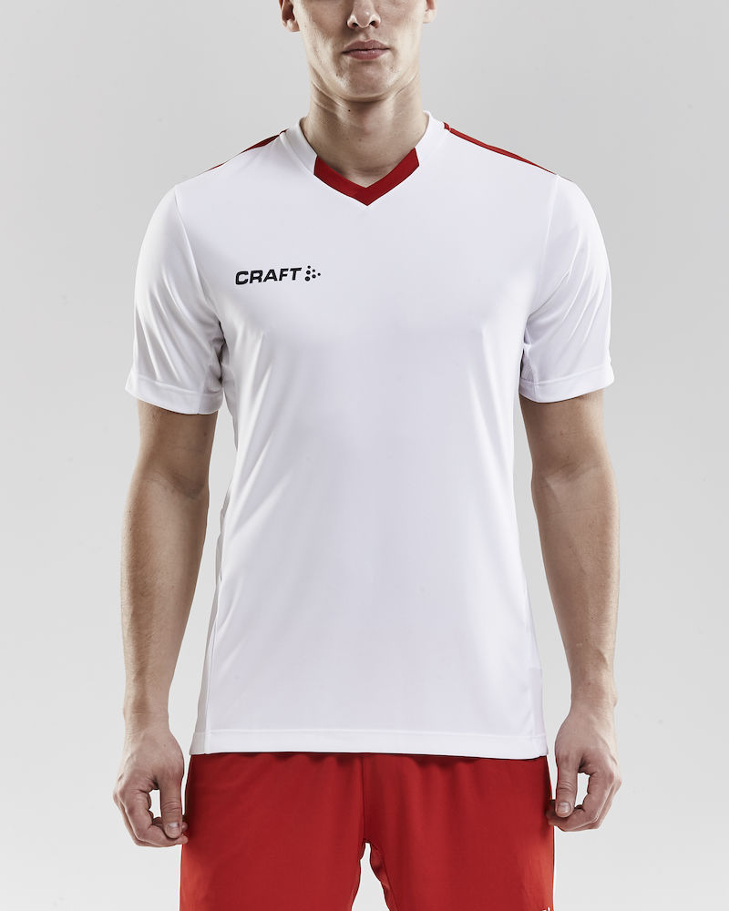 PROGRESS Jersey Contrast Men white/bright red - 0