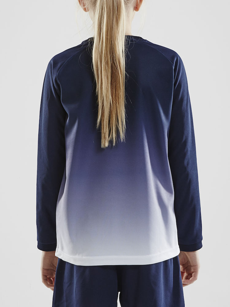Pro Control Fade Jersey LS Jr navy/white - 2