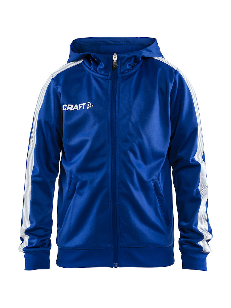 Pro Control Hood Jacket Jr cobolt/white - 0