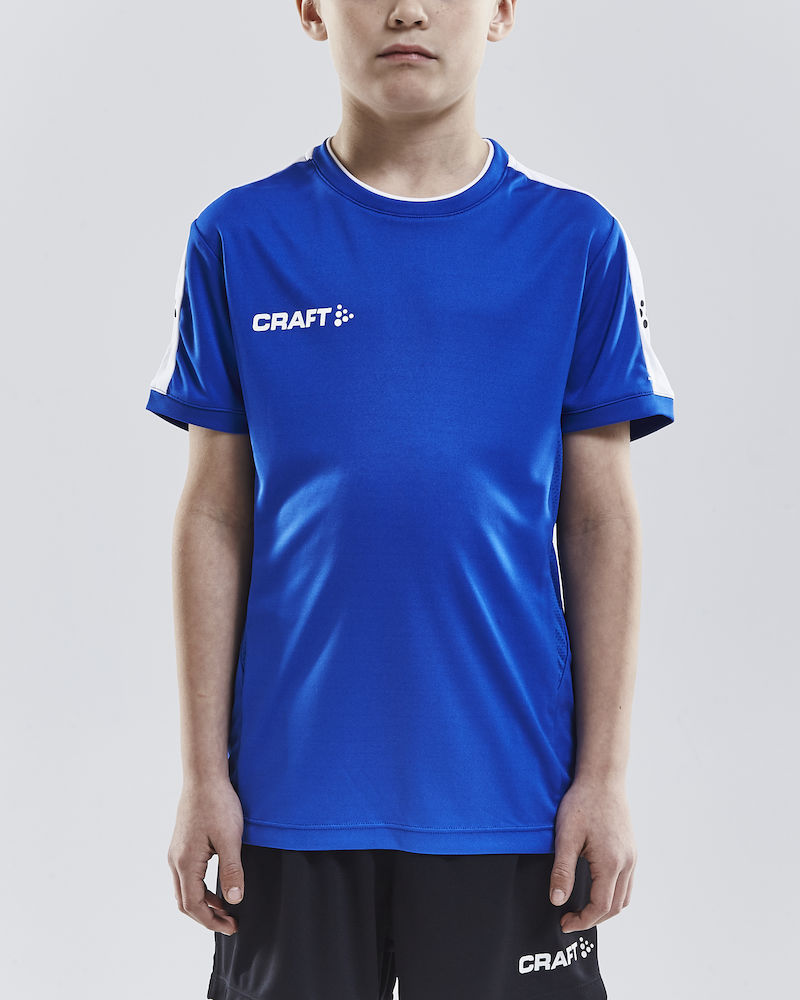 PROGRESS Practise Tee JR royal blue/white - 1