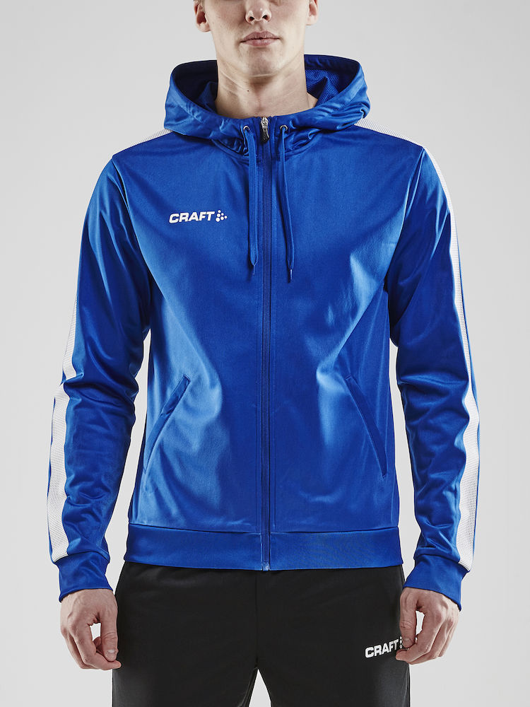 Pro Control Hood Jacket M cobolt/white - 1