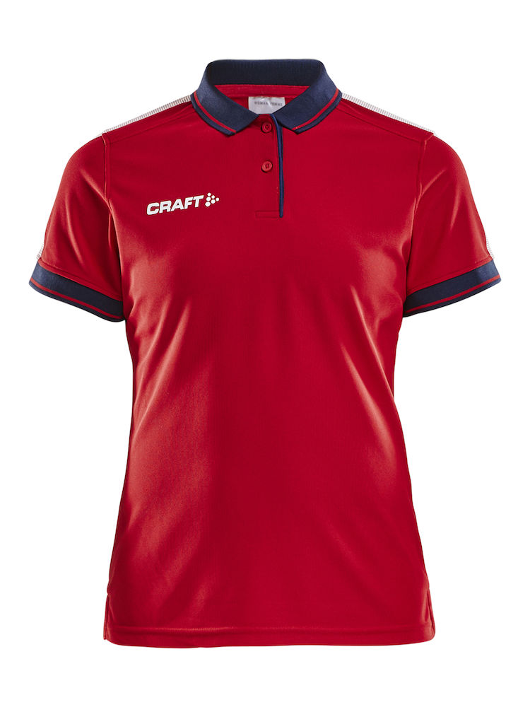 Pro Control Poloshirt W bright red/navy - 0