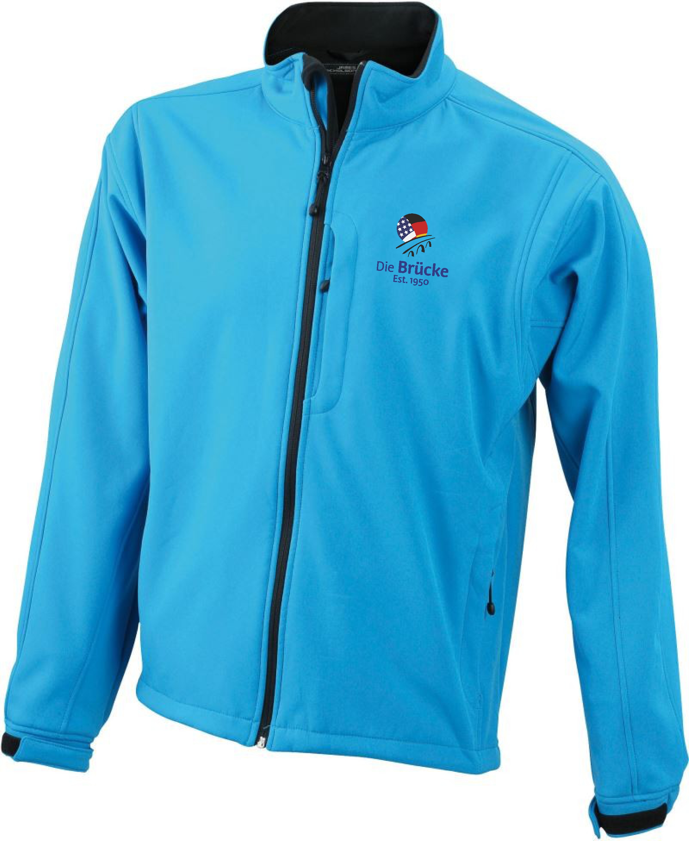 Herren Softshell Jacke - die Brücke