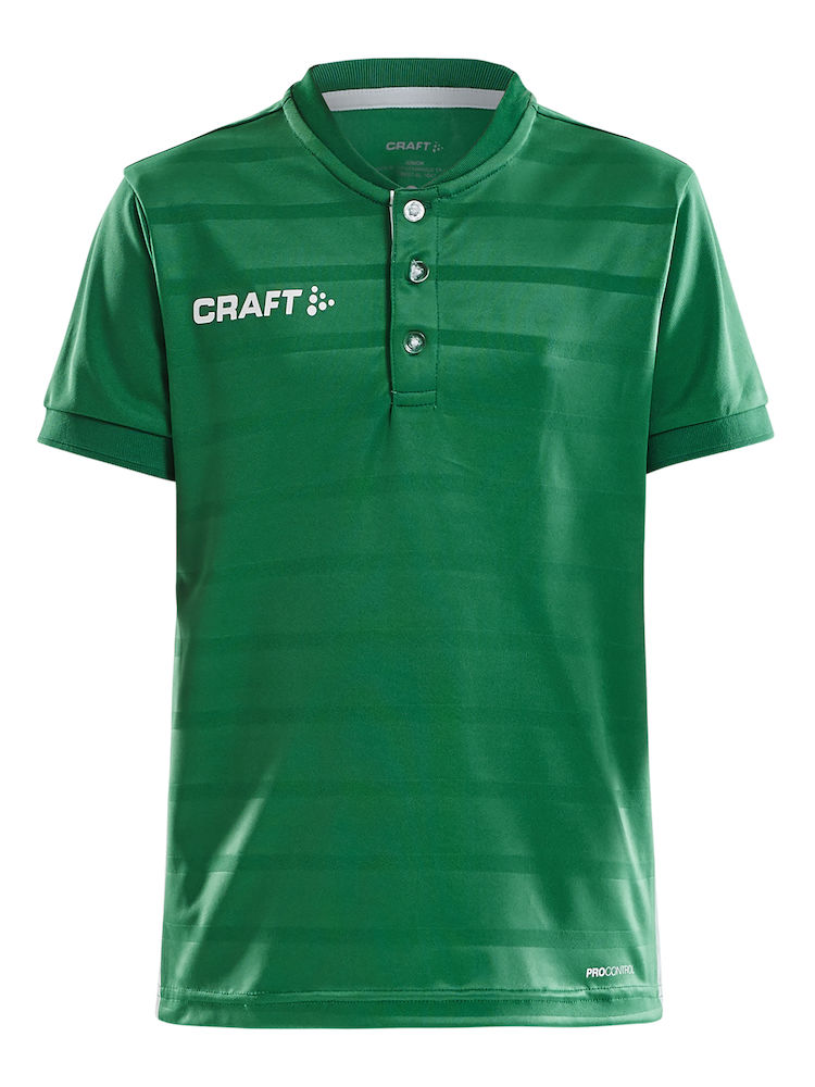 Pro Control Button Jersey Jr team green/white - 0