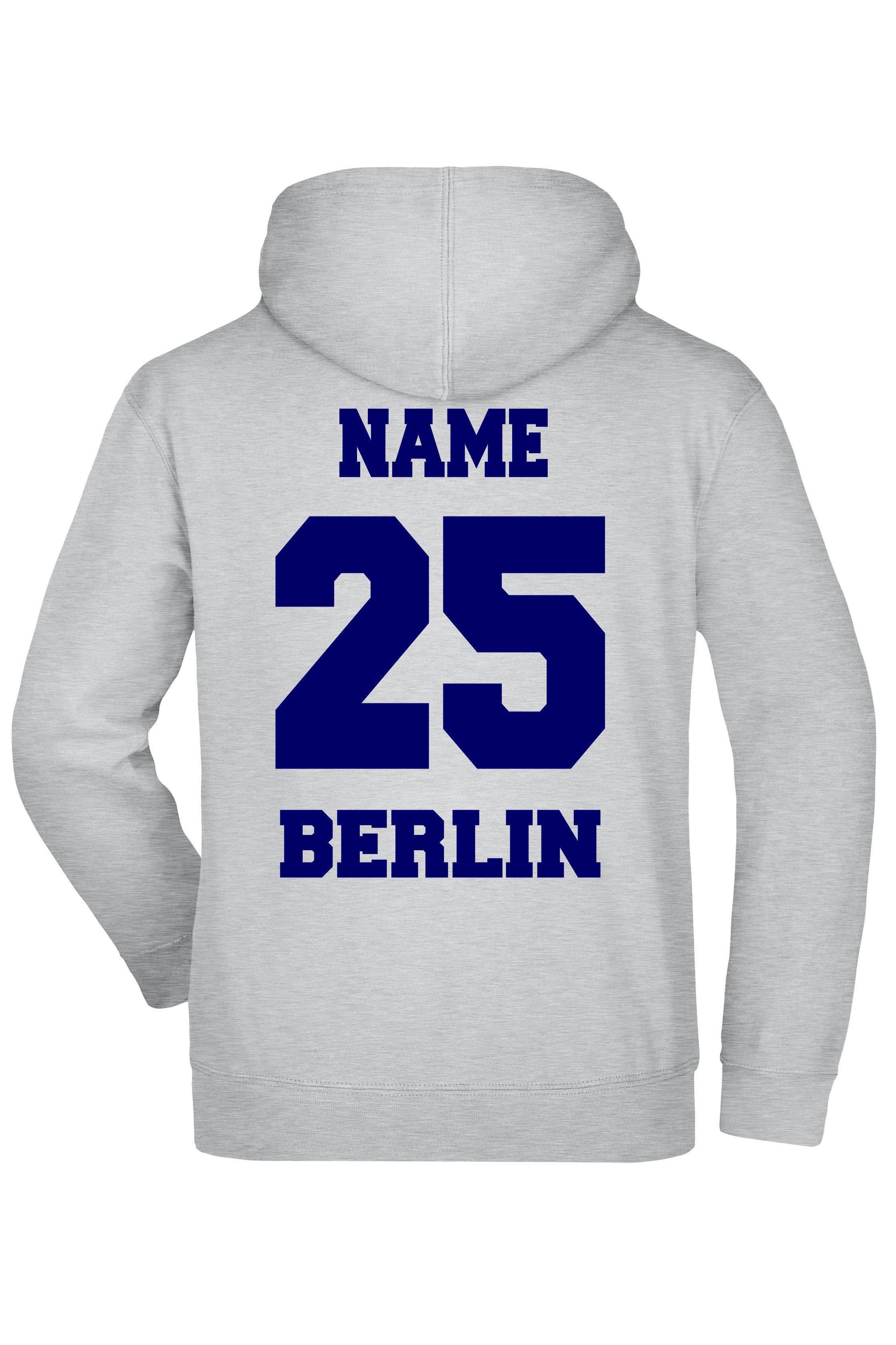 Hooded Sweatshirt Lacrosse Berlin mit Spielername 4a