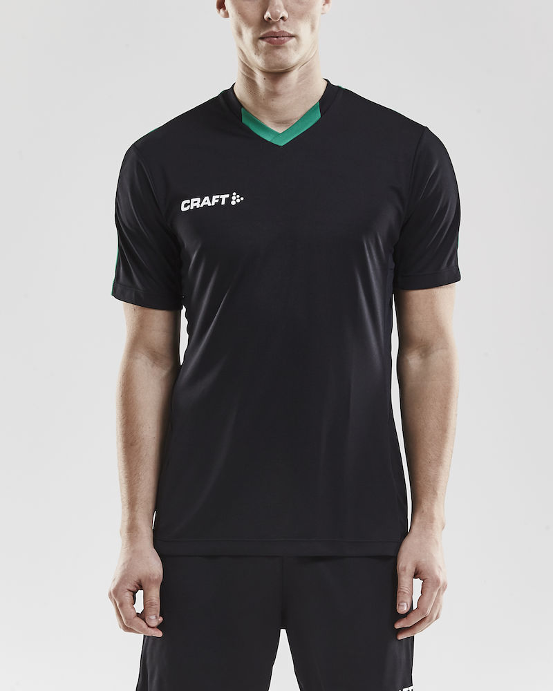 PROGRESS Jersey Contrast Men black/team green - 1