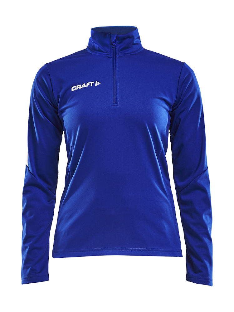 PROGRESS Halfzip LS Tee WMN club cobolt - 0