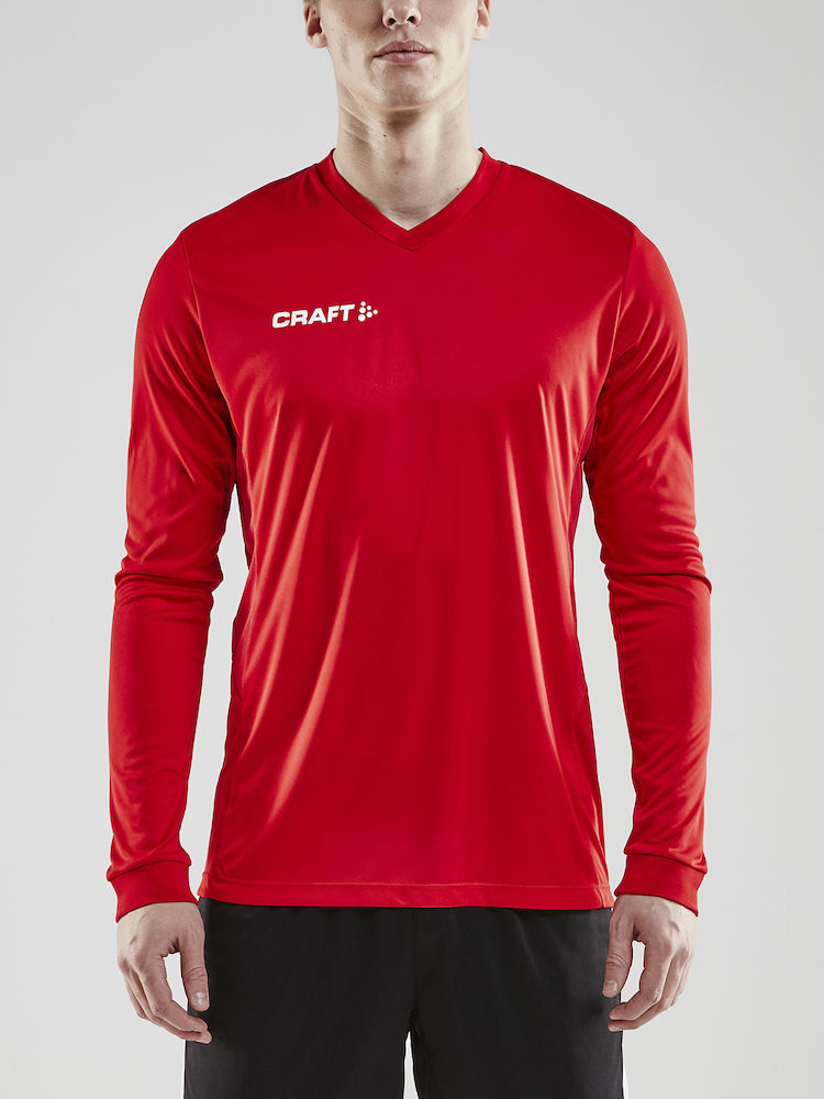 Squad Jersey Solid LS M bright red - 1