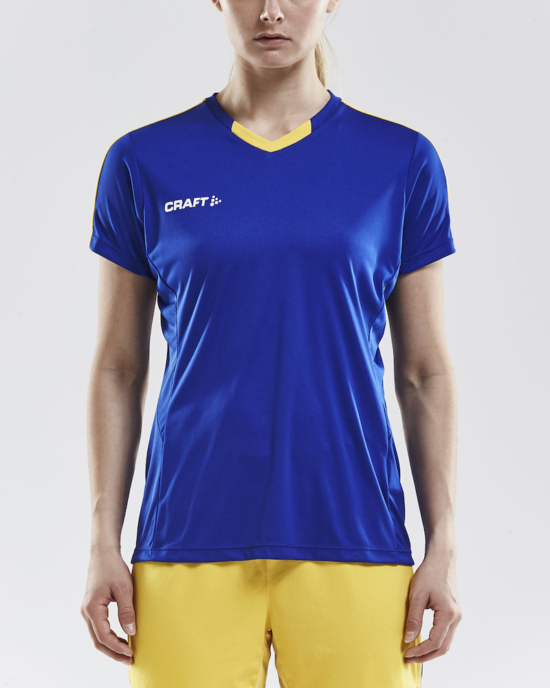 PROGRESS Jersey Contrast WMN club cobolt/sweden yellow - 1