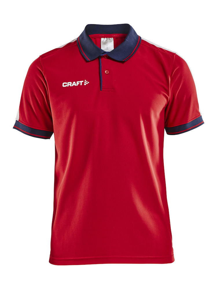 Pro Control Poloshirt M bright red/navy - 0