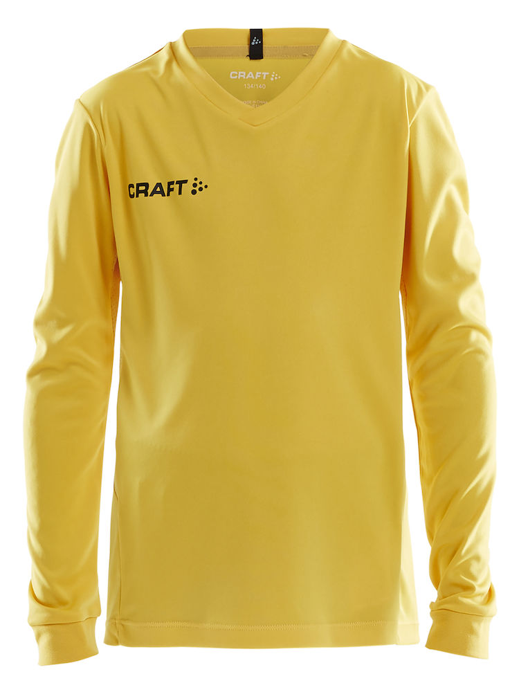 Squad Jersey Solid LS Jr yellow - 0
