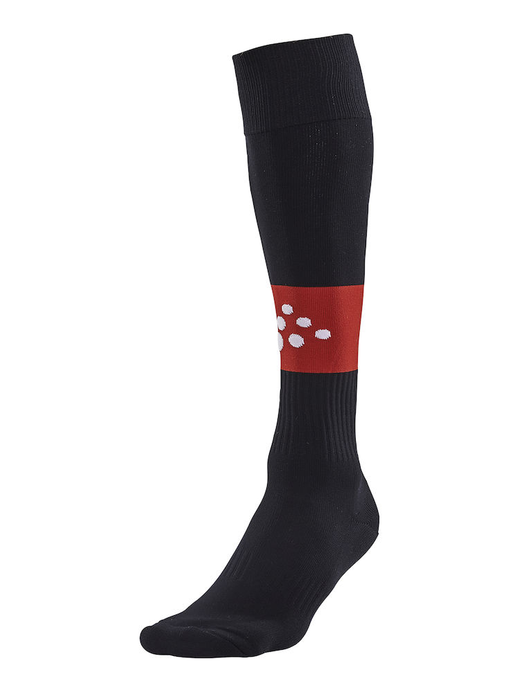 SQUAD Sock Contrast black/bright red - 0