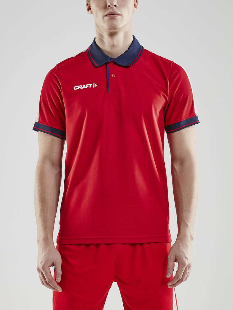 Pro Control Poloshirt M bright red/navy - 1