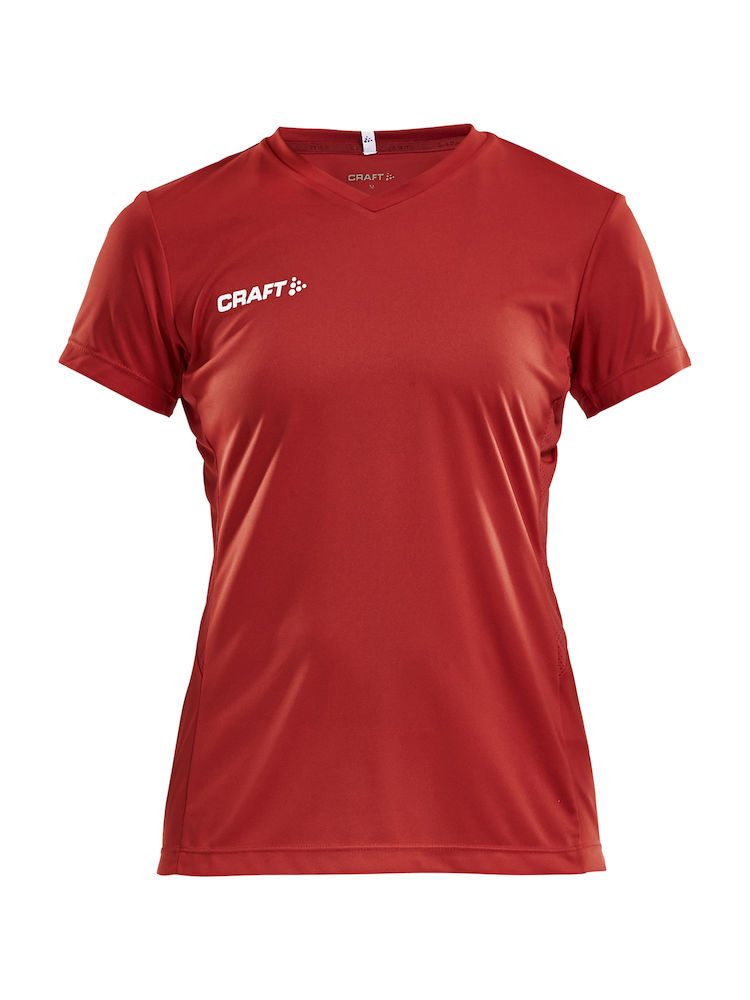 SQUAD Jersey Solid WMN bright red/white - 0