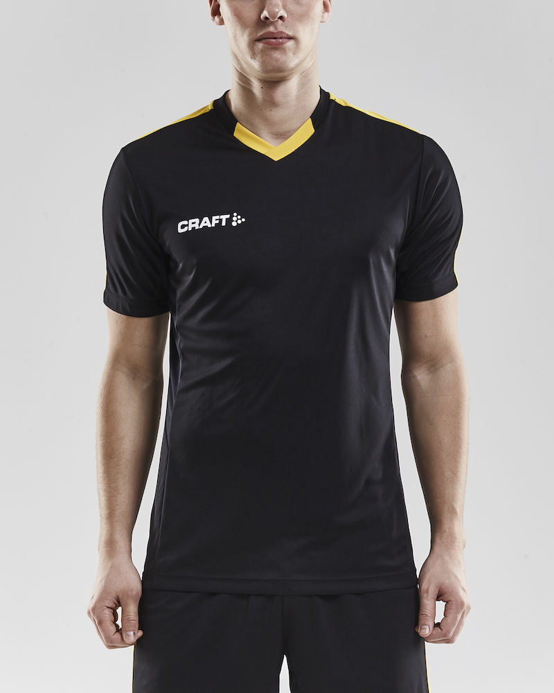 PROGRESS Jersey Contrast Men black/yellow - 1