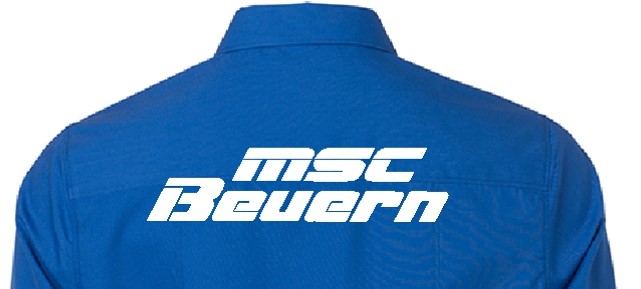 MSC Logo Rückenaufdruck