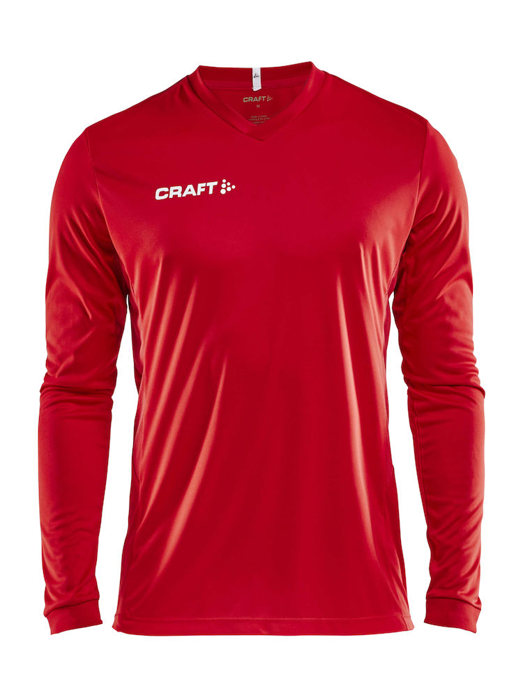 Squad Jersey Solid LS M bright red - 0