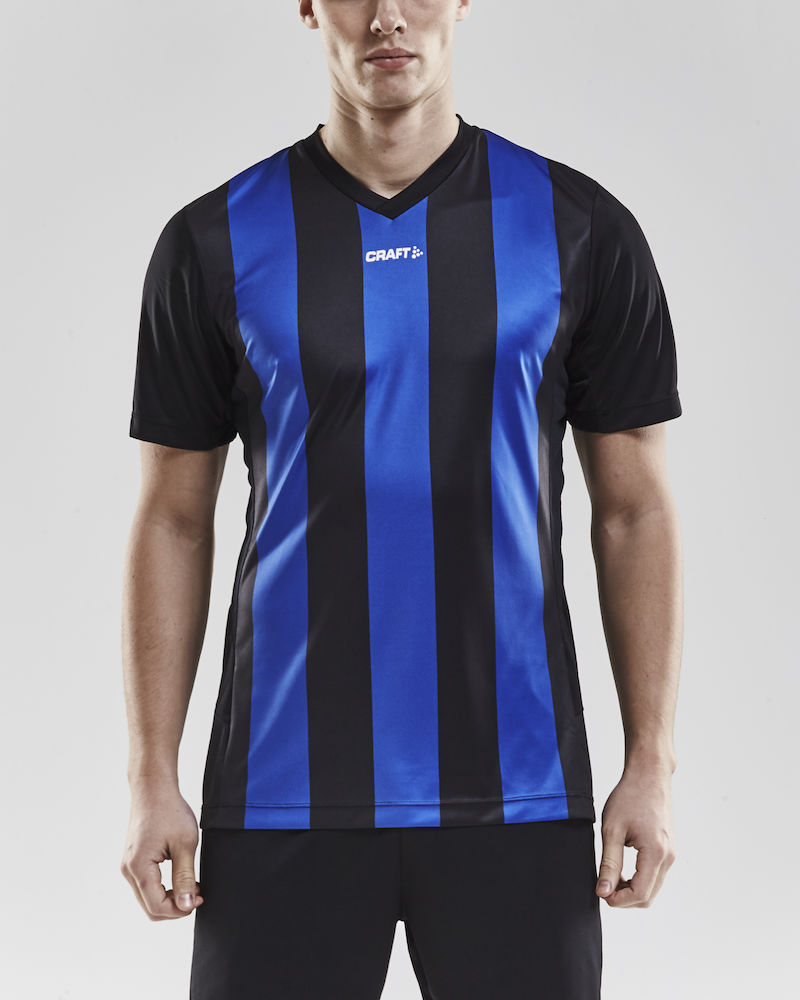 PROGRESS Jersey Stripe Men black/club cobolt - 1