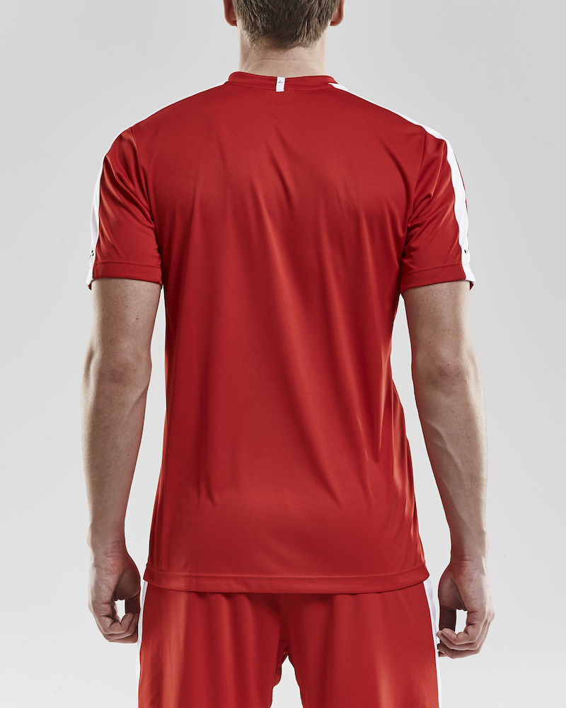 PROGRESS Jersey Contrast Men bright red/white - 2