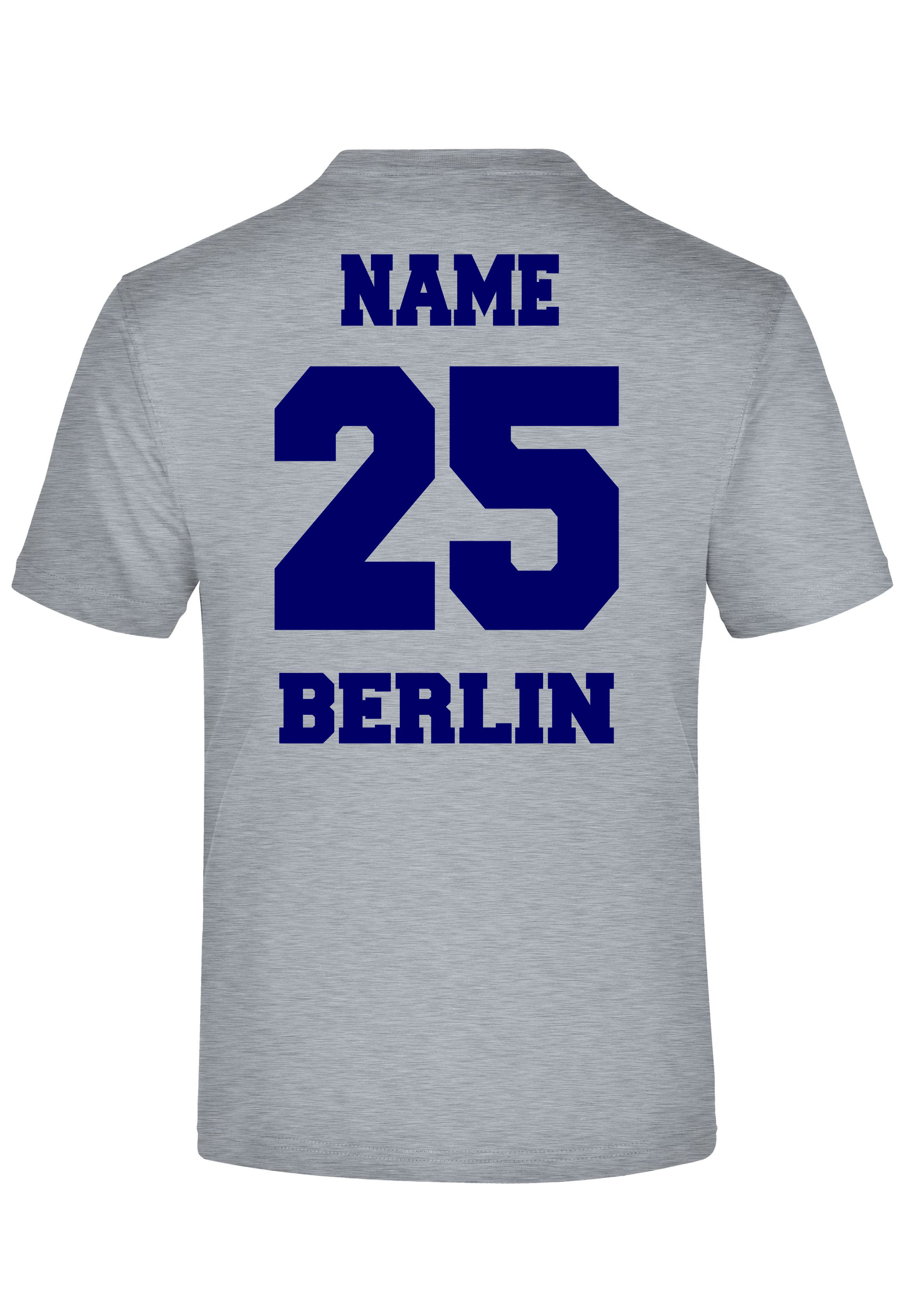 T-Shirt Lacrosse Berlin mit Spielername 1a