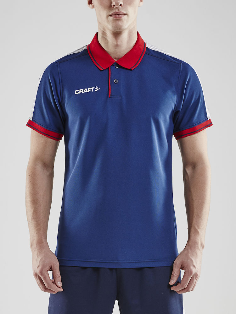 Pro Control Poloshirt M navy/bright red - 1