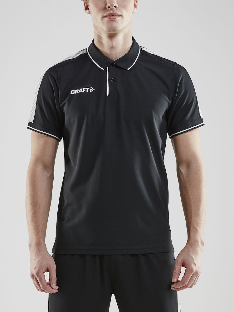 Pro Control Poloshirt M black/white - 1