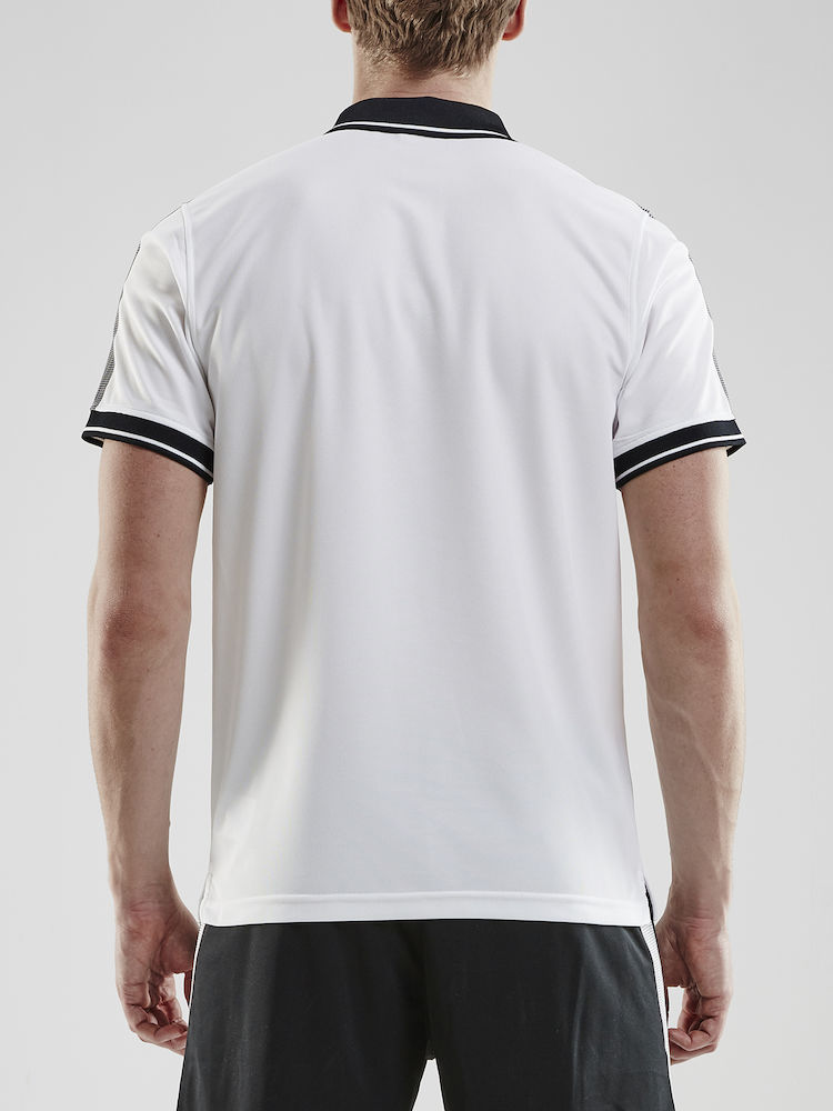 Pro Control Poloshirt M white/black - 2