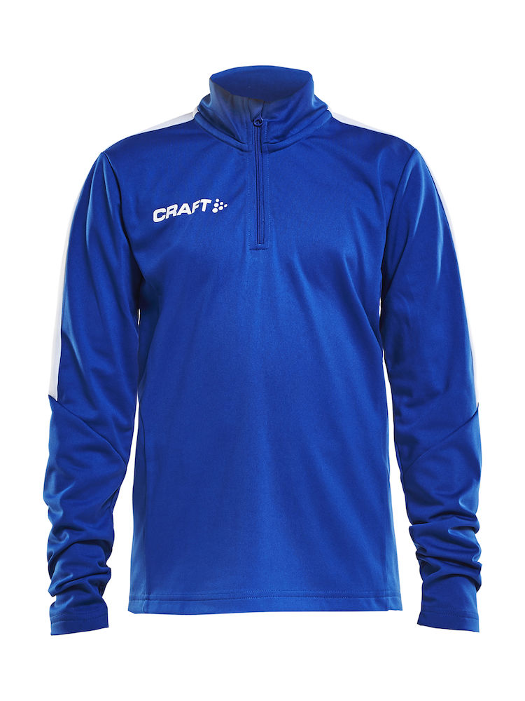 PROGRESS Halfzip LS Tee JR royal blue - 2