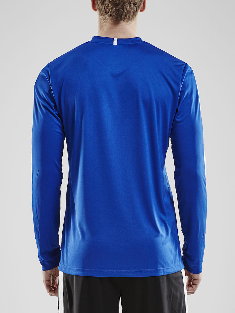 Progress Jersey Contrast LS M club cobolt/white - 2