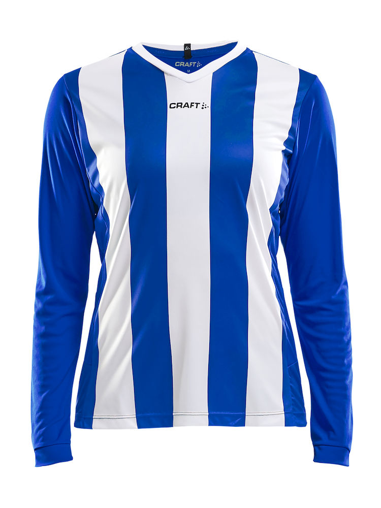 Progress Jersey Stripe LS W club cobolt/white - 0