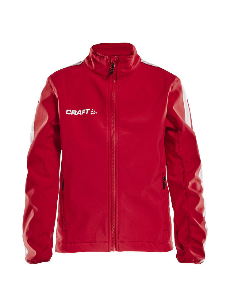 Pro Control Softshell Jacket Jr bright red - 3