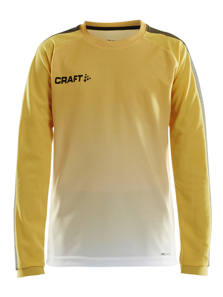 Pro Control Fade Jersey LS Jr yellow/black - 0