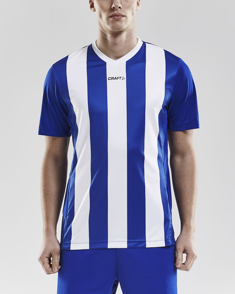 PROGRESS Jersey Stripe Men club cobolt/white - 1