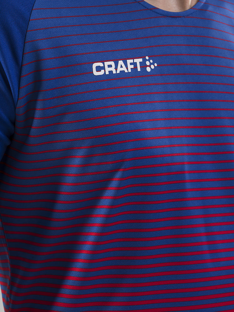 Pro Control Stripe Jersey LS M cobolt/bright red - 5
