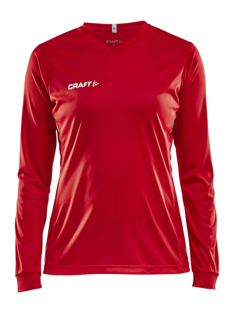 Squad Jersey Solid LS W bright red - 0